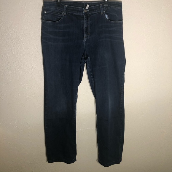 Eileen Fisher Denim - Eileen fisher plus size dark straight leg jeans